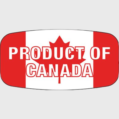 Country Of Origin Label Product of Canada - 1,000/Roll