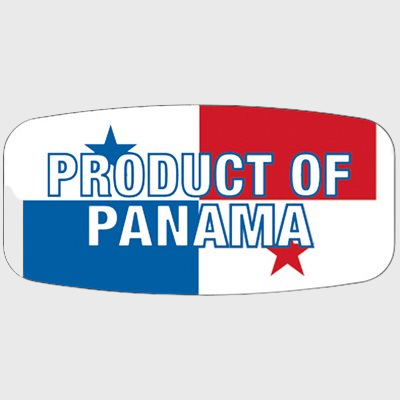 Country Of Origin Label Product of Panama - 1,000/Roll