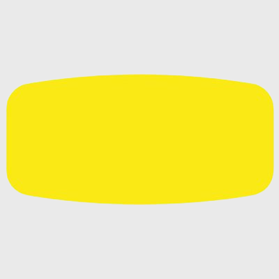 Color Label Blank Fluorescent Yellow - 1,000/Roll