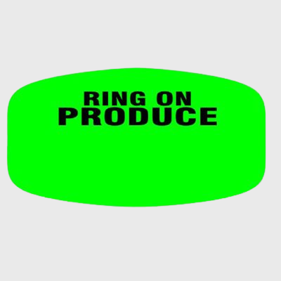 Produce Label Ring on Produce Write On - 1,000/Roll