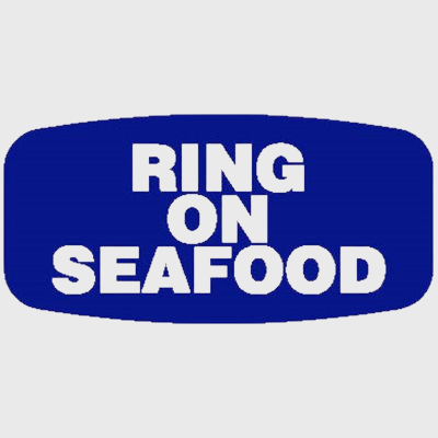 Color Label Ring on Seafood - 1,000/Roll