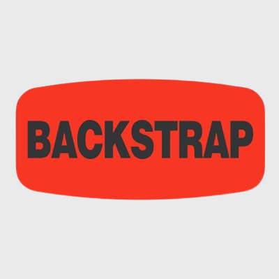 Game Label Backstrap - 1,000/Roll