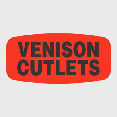 Game Label Venison Cutlets - 1,000/Roll