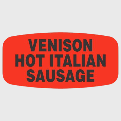 Game Label Venison Hot Italian Sausage - 1,000/Roll