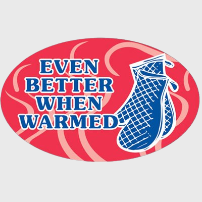 Prepared Meals Label Even Better When Warmed - 500/Roll