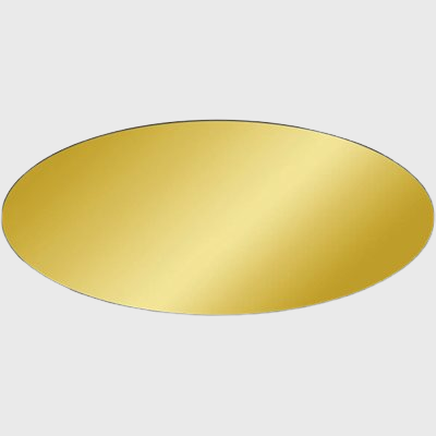 Gold Foil Label BLANK - 500/Roll