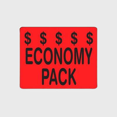 Pork Label 1 / 2 Pork Loin - 1,000/Roll