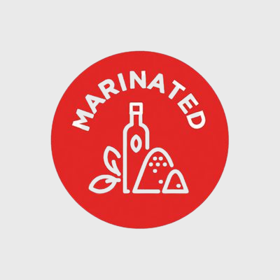 Specialty Meat Label Marinated Icon - 1,000/Roll