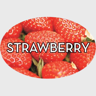 Standard Flavor Label Strawberry - 500/Roll