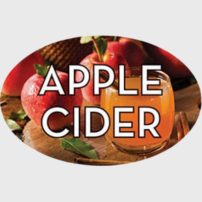 Standard Flavor Label Apple Cider - 500/Roll