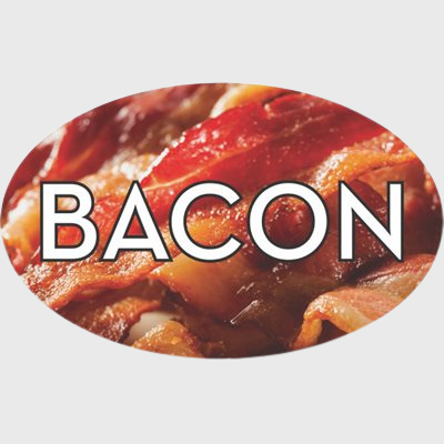 Standard Flavor Label Bacon - 500/Roll