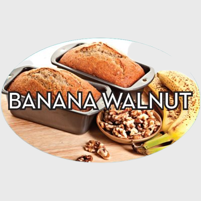 Standard Flavor Label Banana Walnut - 500/Roll