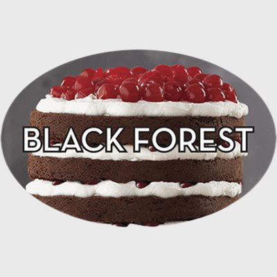 Standard Flavor Label Black Forest - 500/Roll