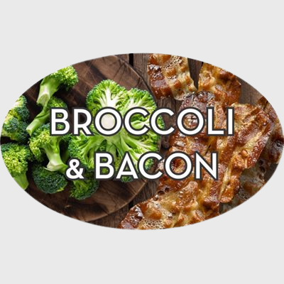 Standard Flavor Label Broccoli & Bacon - 500/Roll