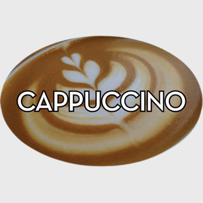 Standard Flavor Label Cappuccino - 500/Roll