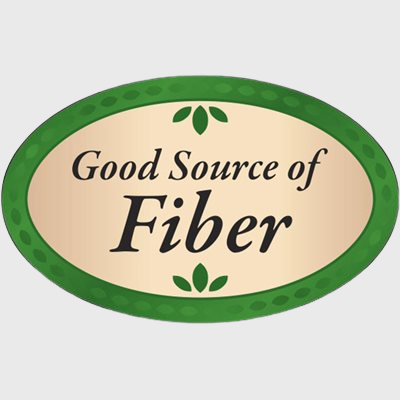 Standard Flavor Label Good Source of Fiber - 500/Roll