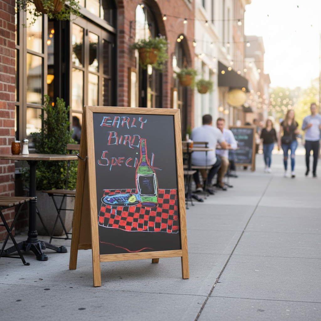 superior-equipment-supply - Winco - Sidewalk Marker Board 26" x 45"