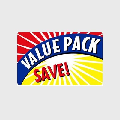Coupon And Discount Label Value Pack / BLANK - 500/Roll