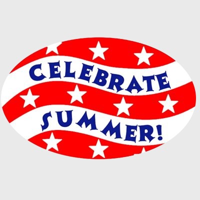 Seasonal Label Celebrate Summer - 500/Roll