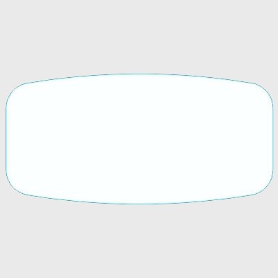 Color Label Blank White - 1,000/Roll