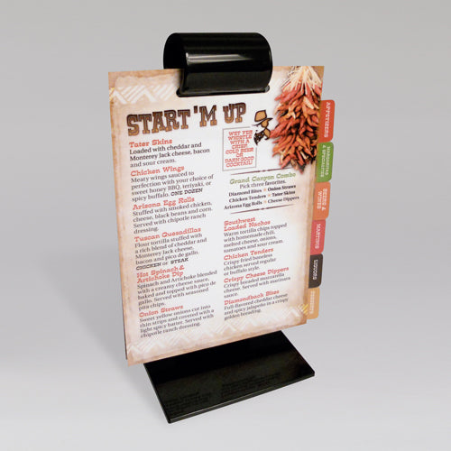 Commercial Tabletop Signs - Superior Equipment & Supply