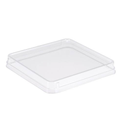 Anchor Packaging Clear Plastic Executive Square Meal Lid 4064622 - 100/Case