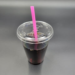 Solo Flat Lid With Straw Slot For 9-10 oz. Cup 610TS - 100/Pack