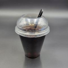 Solo Clear Dome Lid With Hole For 16-24 oz. Cup DLW626 - 100/Pack