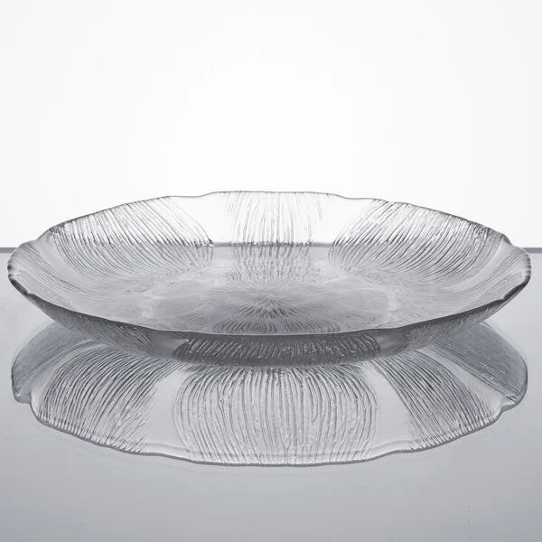 Cardinal Round Deep Fleur Dessert Fully Tempered Glass Plate 7.5" 552J0232