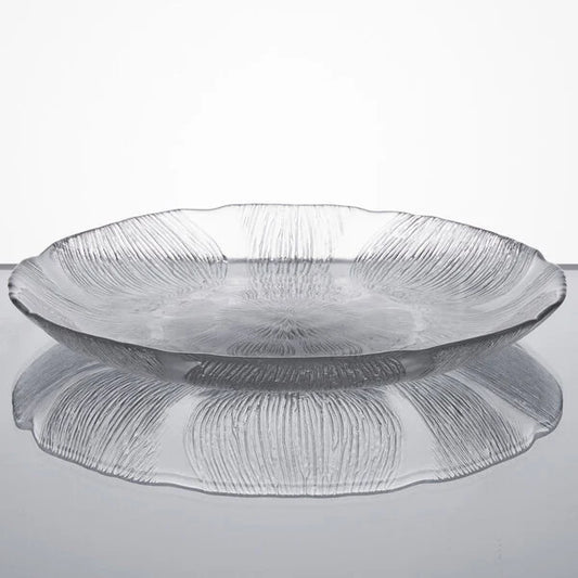 Cardinal Round Deep Fleur Dessert Fully Tempered Glass Plate 7.5" 552J0232