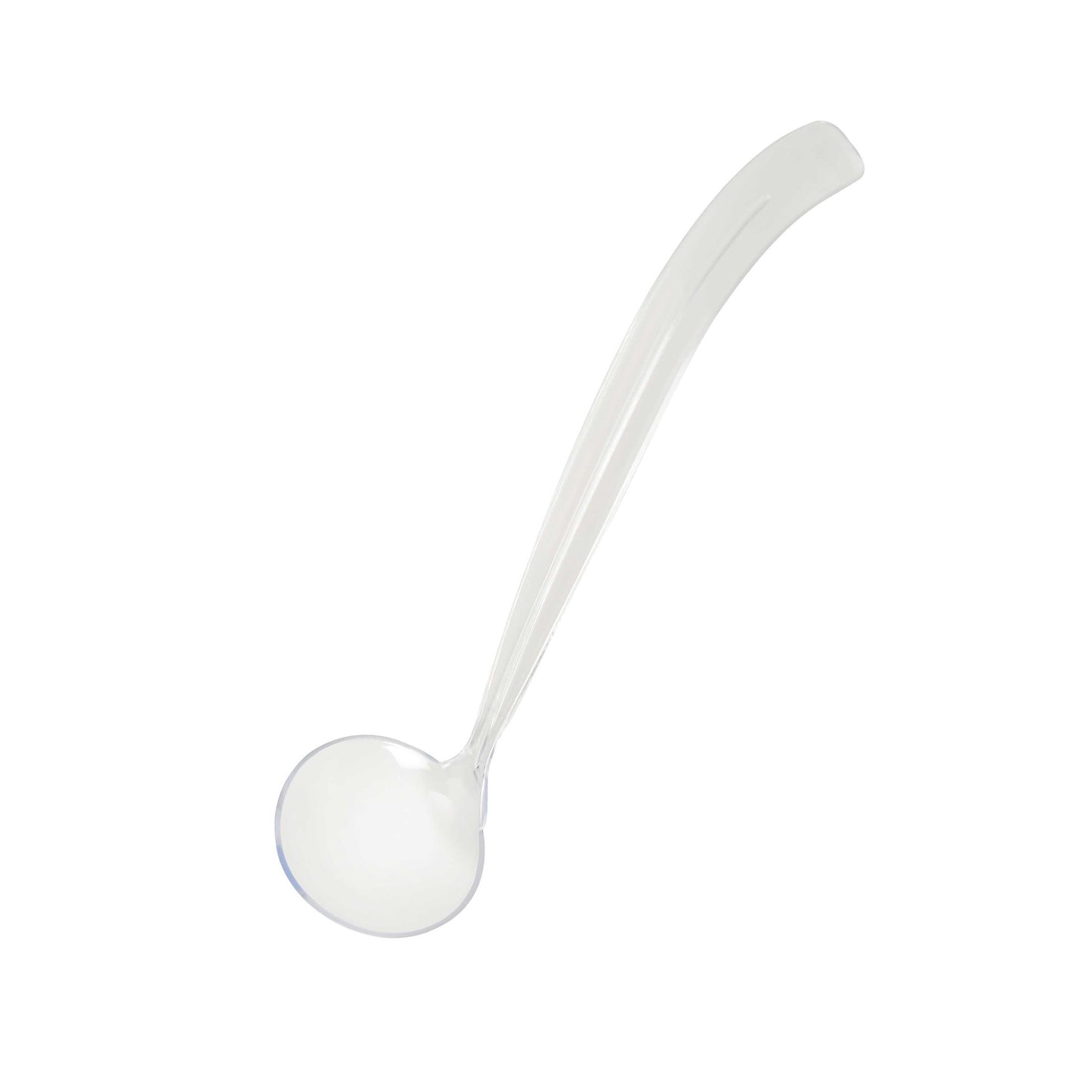 Fineline Clear Plastic Punch/Serving Disposable Ladle 2 oz. 3306-CL