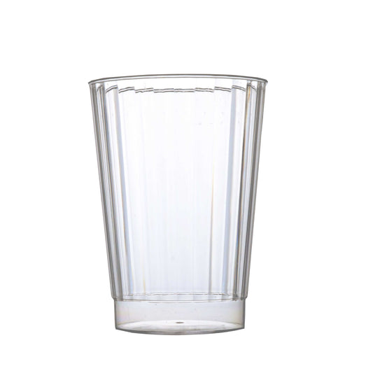 Fineline Clear Hard Plastic Crystal Tumbler 10 oz. - 240/Case