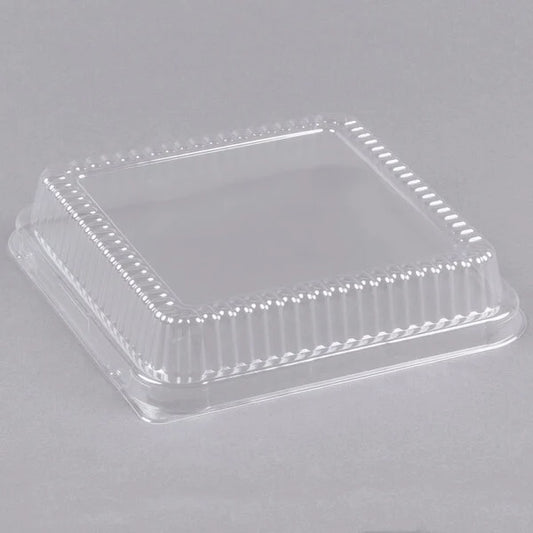 DFI Foil Cake Clear Dome Lid Square 8" DRS-822 - 250/Case