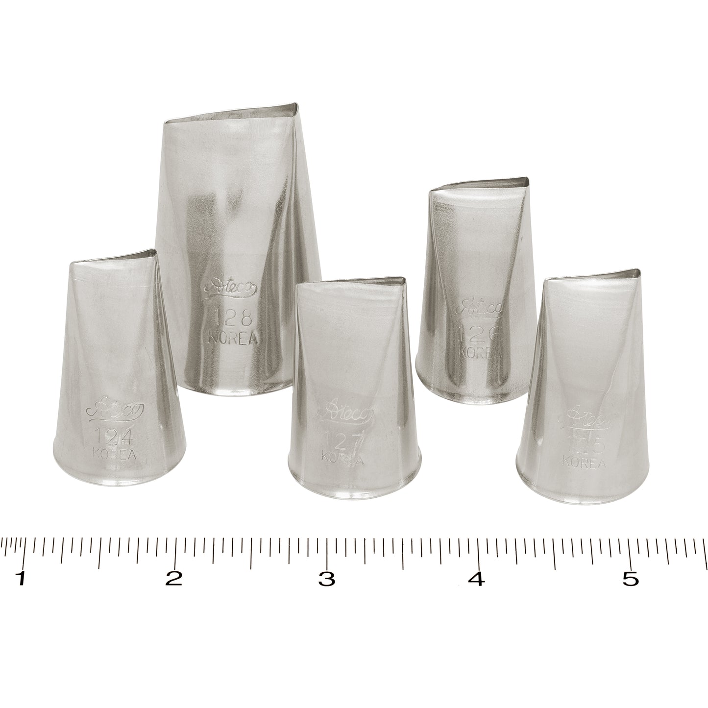 Ateco Stainless Steel Piping Tip Rose Leaf #125