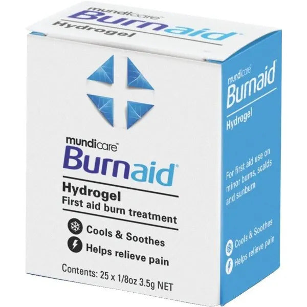 Medique Burn Aid 3.5 g Burn Gel Packet - 25/Box