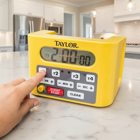 Taylor 4 Event Digital Timer with LCD Display 5839N