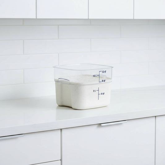 Cambro Clear Square Fresh Pro Food Storage Container 12 Qt. 12SFSPROCW135