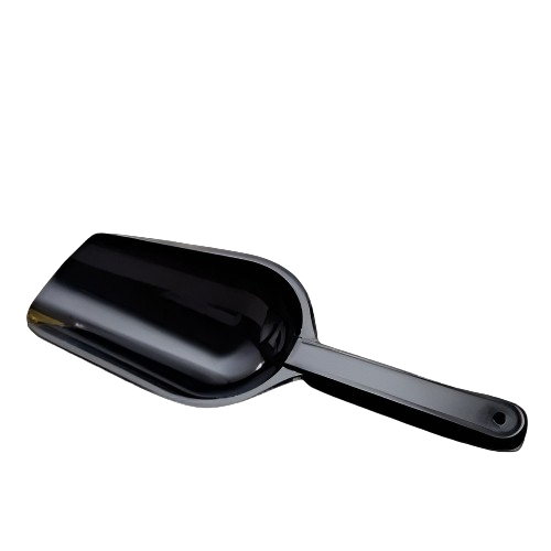 EMI Essentials Slotted Black Ice/Candy Scoop EMI-199SB - 48/Case