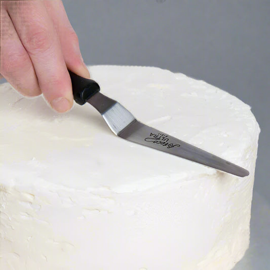Ateco 4.75” Pointed Offset Spatula Plastic Handle 1317