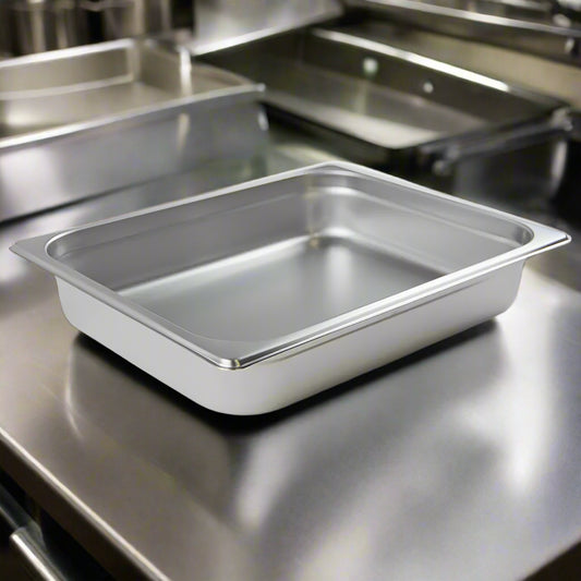 Browne Steam Table Pan 1/2 Size 2.5" Deep 5781202