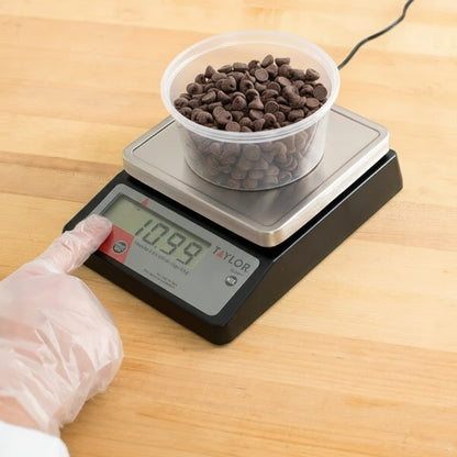 Taylor TE32FT 2 Lb. Capacity Compact Digital Portion Control Scale