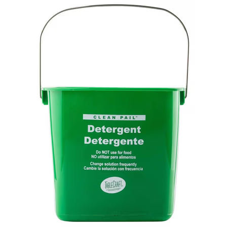 Tablecraft Products Co. Cleaning Pail Green Polypropylene 6 qt. 12539
