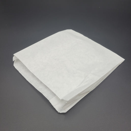 French Fry Bag White X-Large 6-3/4" x 6-1/2"- 2000/Case