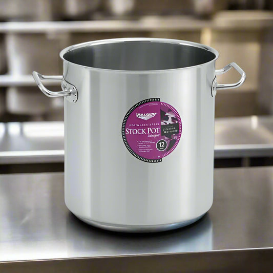 Vollrath Company Intrigue Stainless Steel Stock Pot 12 Qt. SS 47721