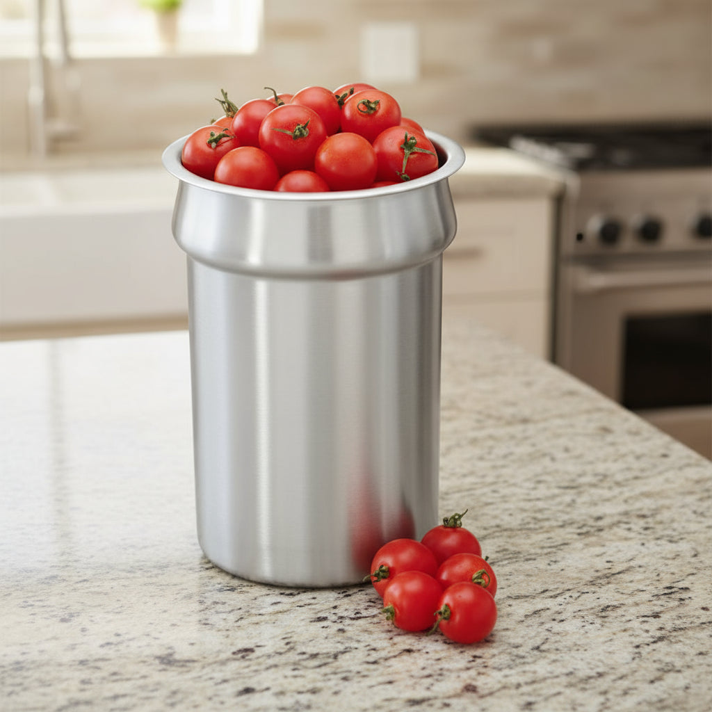 Winco Stainless Steel Inset Round 2.5 Qt. Heavy Weight  INS-2.5