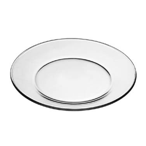 Libbey Moderno Round Tempered Glass Dinner Plate 10-1/2" Diameter 1788489 - 12/Case