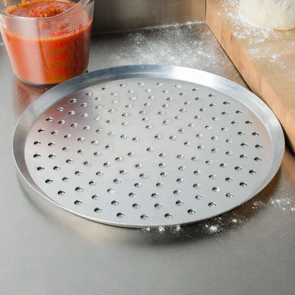 American Metalcraft 18912P Perforated Aluminum Pizza Disk, 12"