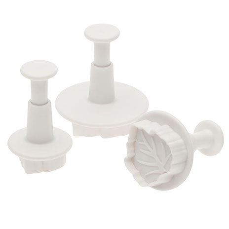 Ateco 3-Piece Leaf Plunger Cutter Set 1953