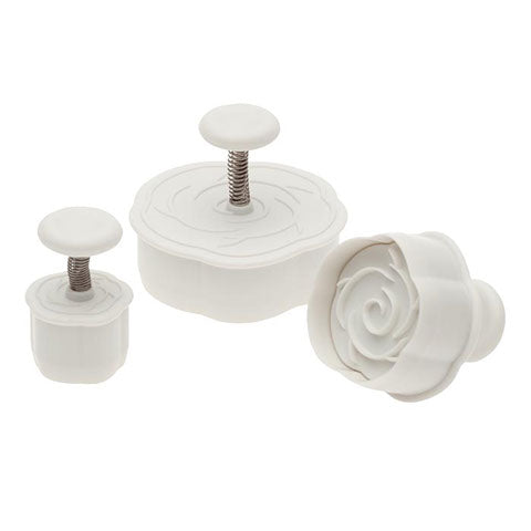 Ateco 3-Piece Rose Plunger Cutter Set 1956