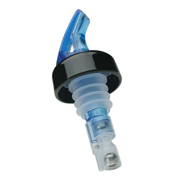 Prec Pour Liqour Pour Ocean Blue 7/8 oz. w/ Collar 78 BL C - 12/Pack